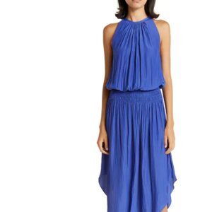 Ramy Brook Audry Midi Dress in True Blue Size S